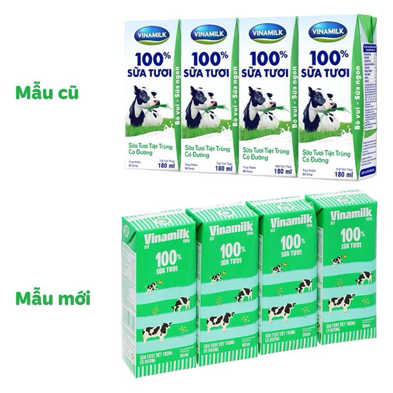 Sữa tươi Vinamilk lốc