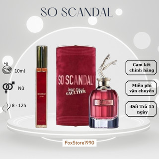 Nước Hoa Nữ Jean Paul Gaultier So Scandal Chiết 10ml -  FoxStore