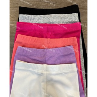 Quần legging đùi trơn cho bé gái, quần legging lửng chất bozip siêu co dãn fom ôm,tpkids
