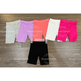 Quần legging đùi trơn cho bé gái, quần legging lửng chất bozip siêu co dãn fom ôm,tpkids
