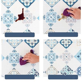 [SaLe 99%] Cuộn Giấy Dán Tường Phòng Hoạ Tiết, Dán Bếp Hoạ Tiết Loại 2M .[SCA]