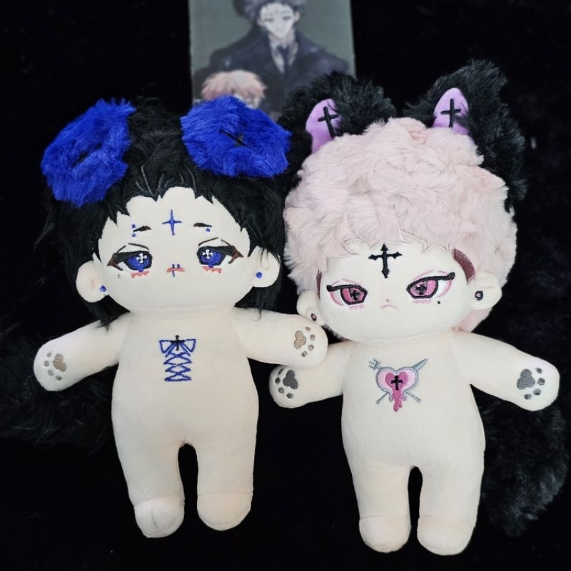 Doll bông 20cm, doll cp, không thuộc tính, không xương, kèm đuôi