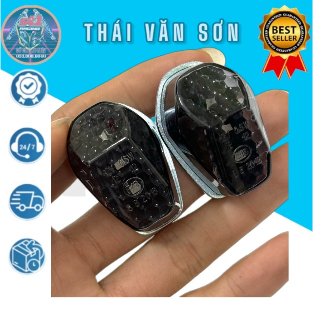 Xi nhan, Đèn xi nhan mai rùa gắn Winner X, Vairo, Các dòng xe máy chính hãng (giá 1 đôi)