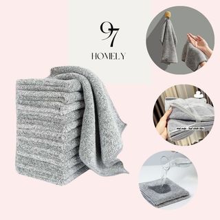 Khăn lau bếp đa năng 2 mặt 2 chức năng thông minh 25x25cm khăn lau bếp bền đẹp