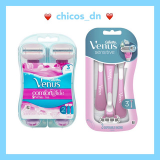 Dao cạo đầu bơ Gillette Venus Spa và Gillette Venus Sensitive