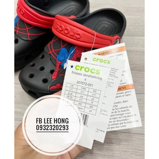 crocs nhện cho bé