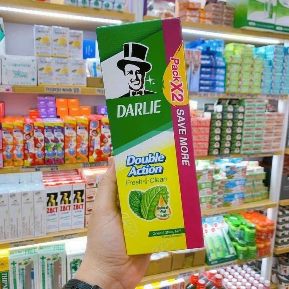 Kem đánh răng ông tây Thái Lan ( Hộp 2 tuýp, trọng lượng mỗi tuýp 150 g - Hàng chuẩn)