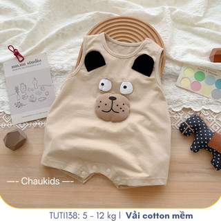 Body suit cho bé họa tiết gấu ngộ nghĩnh cho bé, Đồ Liền Thân TuTi TuTi Baby Cho Bé Từ 0-18 Tháng Tuổi TUTI138