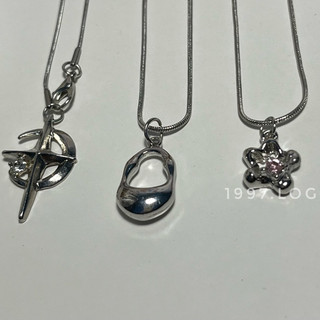 Dây chuyền hình giọt nước/chữ thập/sao dây