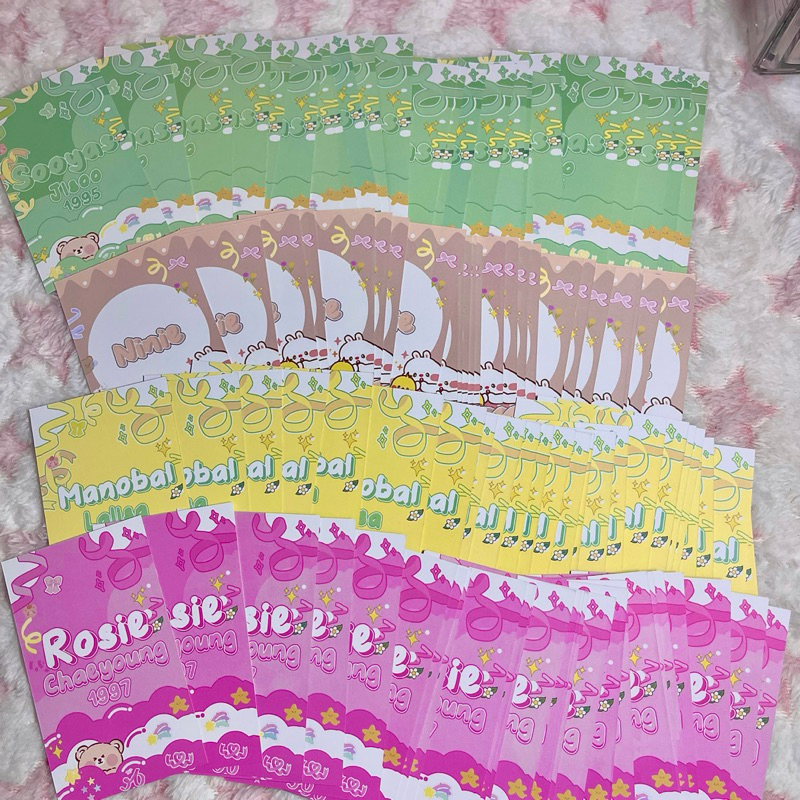 BOX MIX 100C CARD DES BLACPINK KHÔNG TRÙNG NHAU