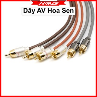 Dây av hoa sen chống nhiễu, dài 5m-8m-10m, giá 1 dây .