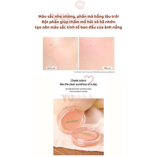[Y204] Phấn Má hồng PERIPERA - Pure Blushed Sunshine Cheek