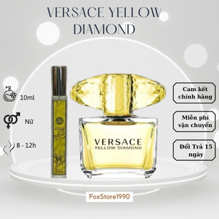 Nước Hoa Nữ Versace Yellow Diamond Sang Trọng Thơm Lâu Chiết 10ml -  FoxStore
