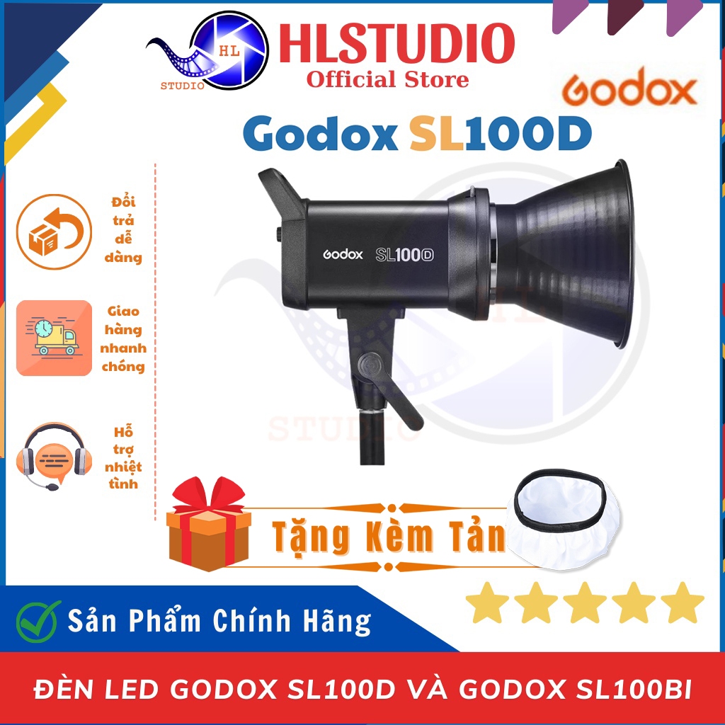 Đèn Led Godox SL100D và Godox SL100Bi 2800K – 6500K – Hàng Chính Hãng HL Studio