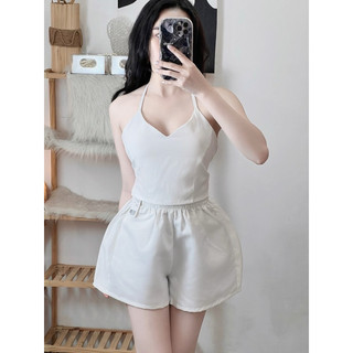 Áo yếm cột cổ chất kate mềm u