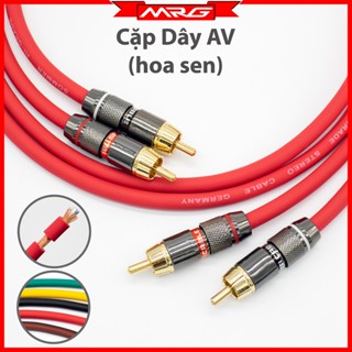Cặp Dây Hoa Sen AV, dài 5m-8m-10m-15m-20m, giá 1 cặp 2 dây (RCA Cable).