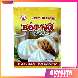 Bột nở làm bánh hiệu Tuấn Phương [gói 50gr] – làm bánh bao baking powder