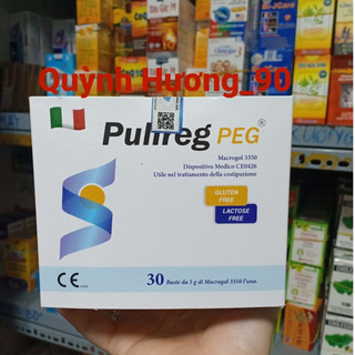 Nhuận tràng PULIREG PEG hộp 30 gói giảm các triệu chứng táo bón