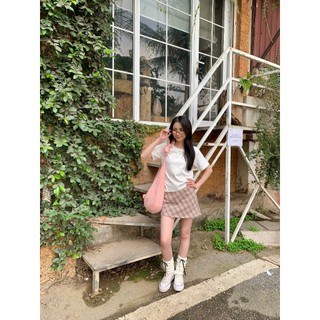 LOLLIE STUDIO - Chân váy mini plaid skirt TKC23 chân váy ngắn ôm kẻ nhiều màu thiết kế năng động thể thao