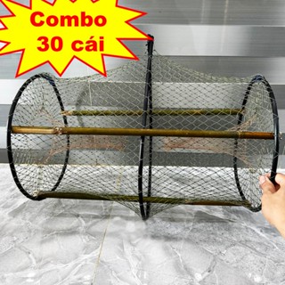COMBO 30 Lờ Cá Lóc, Bẫy Cá Lóc, Cá Trê Cải Tiến Vành Nhựa