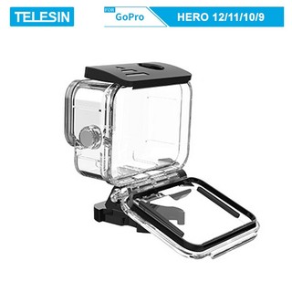 Vỏ chống nước hãng TELESIN dùng cho máy quay GoPro Hero 9, GoPro Hero 10, GoPro Hero 11, GoPro Hero 12