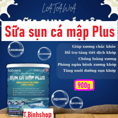 Sữa bột Sụn cá mập Plus (Hộp 900g, HSD 2027)