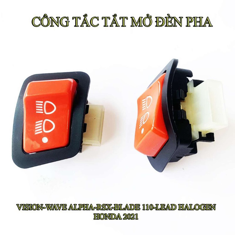 Nút công tắc xe 3 chế độ màu đỏ