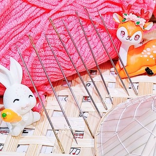 Kim may tay 6cm 6,6cm đầu nhọn may len khâu len sợi nhỏ 0,8-1mm trầm nón chần nón .