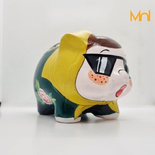 HEO ĐẤT Handmade - NINJA LEAD KHĂN TRẢI BÀN XANH LÁ (Quà Tặng Độc Đáo)