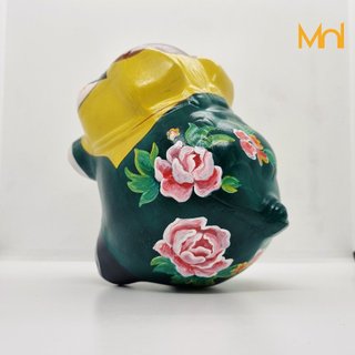 HEO ĐẤT Handmade - NINJA LEAD KHĂN TRẢI BÀN XANH LÁ (Quà Tặng Độc Đáo)