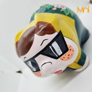 HEO ĐẤT Handmade - NINJA LEAD KHĂN TRẢI BÀN XANH LÁ (Quà Tặng Độc Đáo)