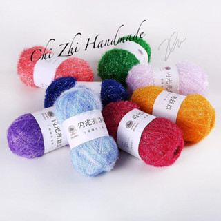  Len Sợi Thủy Tinh - Sợi Kim Tuyến Cuộn 50gr Sợi To 