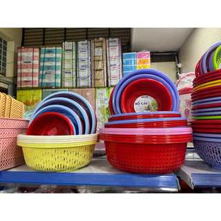 Rổ cải rổ gạo Duy Tân đủ size giao màu ngẫu nhiên
