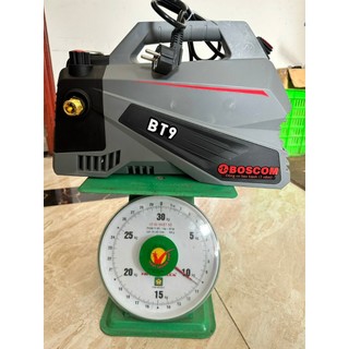 Máy Rửa Xe Chỉnh Áp BOSCOM BT9 3000W / Thiết Kế Nhỏ Gọn / Có Chỉnh Áp / Lõi Đồng / Màu Xám Xi Măng