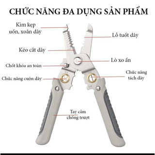 Kìm tuốt dây điện đa năng