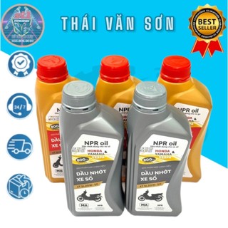 Nhớt xe máy, nhớt xe tay ga npr oil xe ga, số chai 800ml