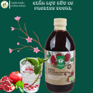 Giấm Lựu Hữu Cơ , Organic Pomegranate Vinegar with the Mother