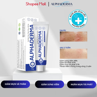 Kem Dưỡng Giảm Mụn và Thâm Giúp Phục Hồi Da Alphaderma Azelac Derma Acne Gel 10g