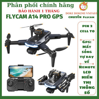 Flycam a14 pro gps 2024 - cảm biến bụng - gps - bh1t