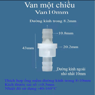 ✅Van 1 chiều (lúp bê) dùng cho chất lỏng hoặc khí