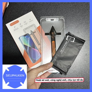 Kính cường lực iphone Magicbox Black Arrow tự hút bụi