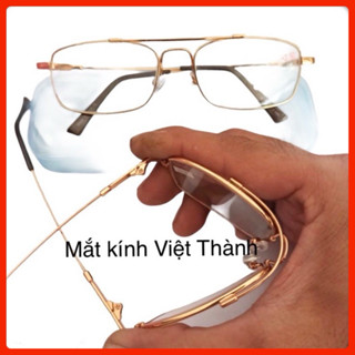 Kính lão dẻo titan có độ 0.5-6 độ cho người già kính viễn thị Mắt Kính Việt Thành L01