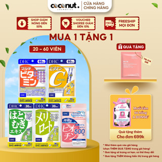 VIên uống bổ sung dưỡng chất bảo vệ sức khỏe, trắng da, dưỡng tóc, thon đùi DHC