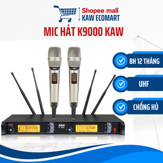 Micro Không Dây Cao Cấp KAW K9000 - Chống Hú - Chống Rít - Bảo hành chính hãng