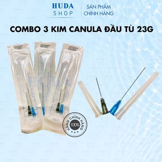 [Chính hãng] Combo 3 Kim cannula đầu tù 23G