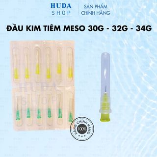 Đầu kim tiêm meso 34g-4mm, 32g-4mm, 30g-4mm, đầu kim 30g-13mm, cao cấp magicalift | kim tiêm nano tiêm dưỡng chất 34g
