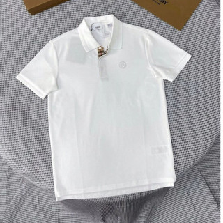 Áo polo burberry logo thêu chất vải gai cao cấp thoáng khí-áo polo bbr cao cấp đơn giản lịch sự hottrend