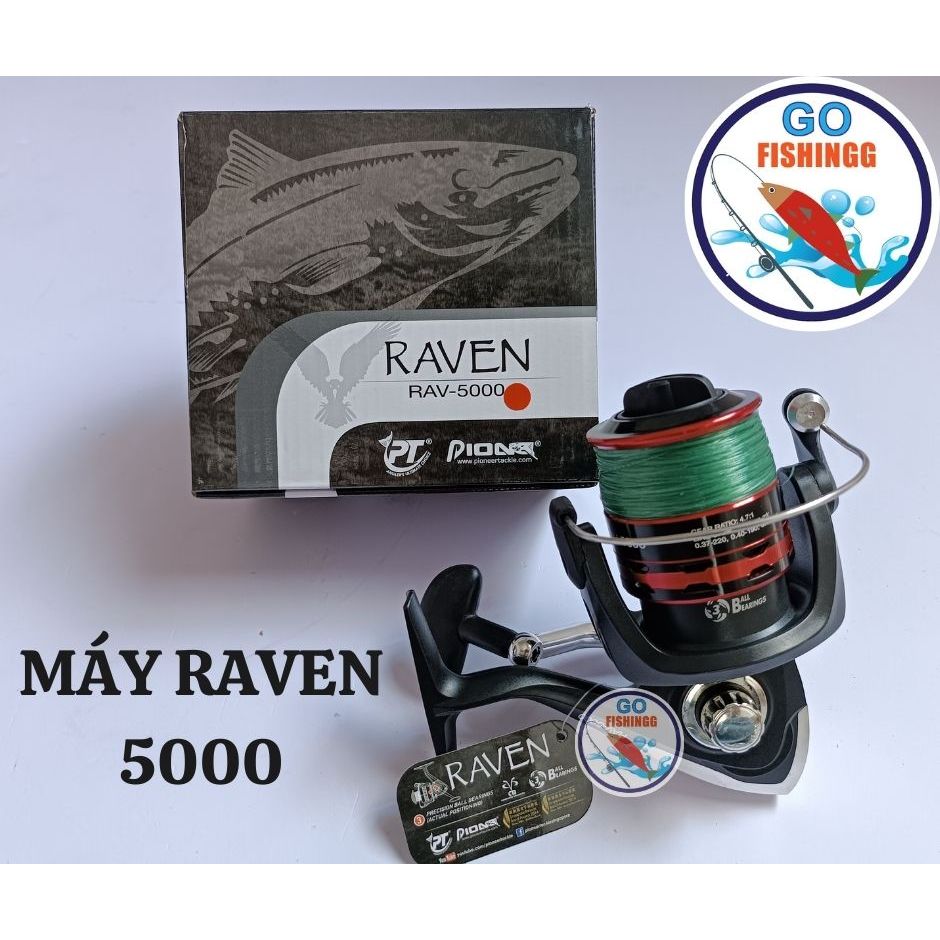 Máy câu cá đứng Pioneer Raven RAV 5000/ Máy đứng câu cá  Raven 5000