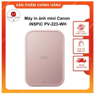 Máy in ảnh canon mini cho điện thoại thông minh inspic pv-223-wh