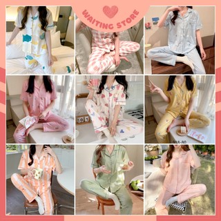 Đồ mặc nhà, đồ bộ nữ vải cotton ngắn tay quần dài nhiều màu CDCP01